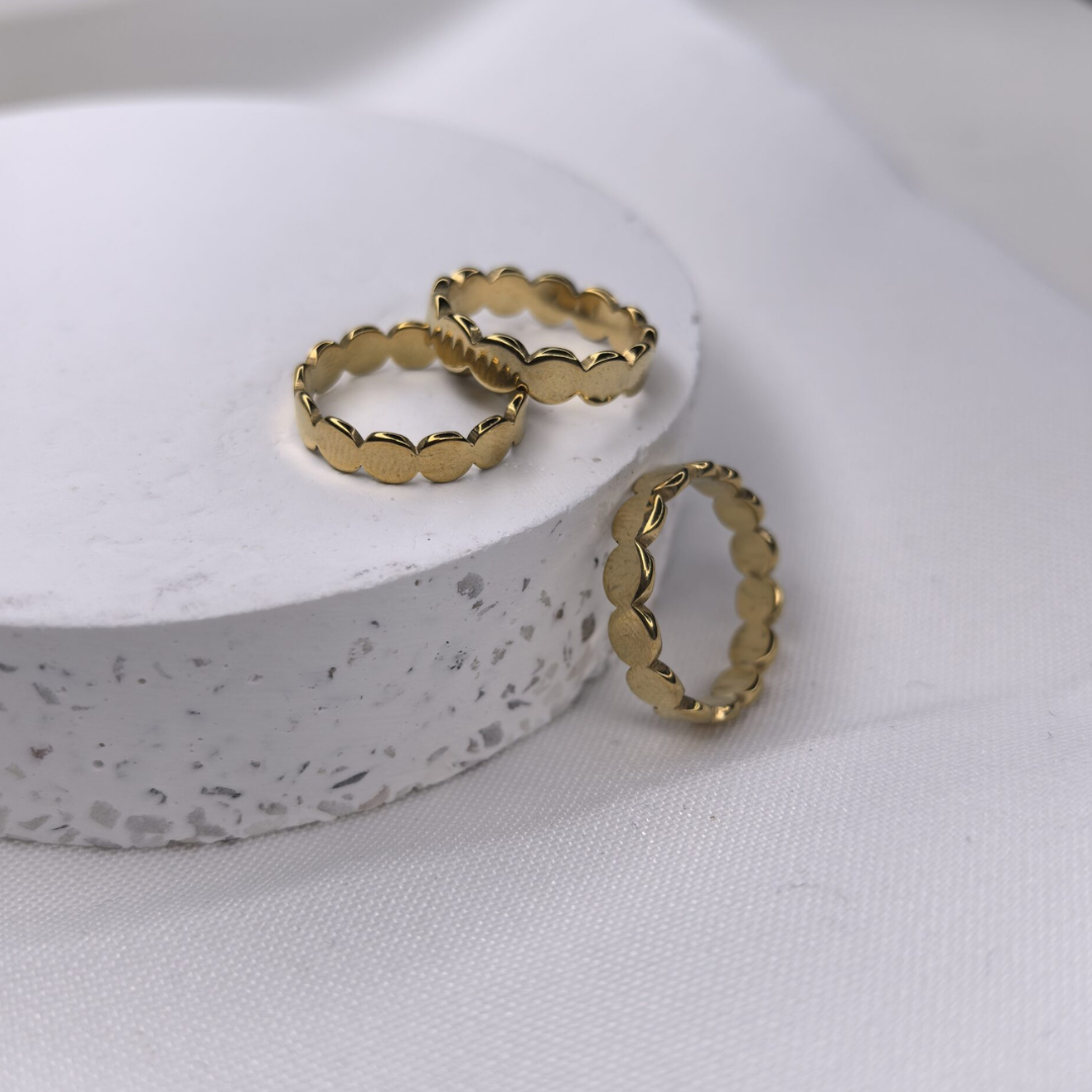 Sherie Disc Ring | Luciana Luxe