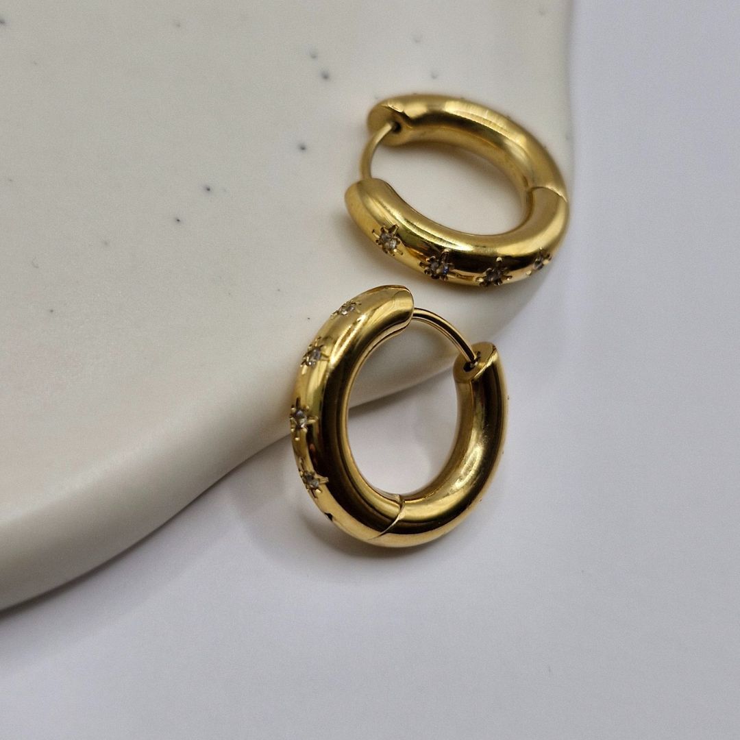 Ada Mini Hoop Earrings | Luciana Luxe